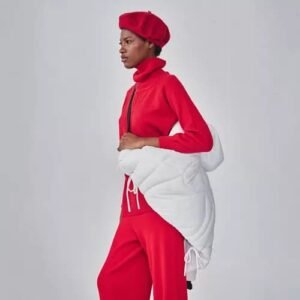 Campera rojo y blanco